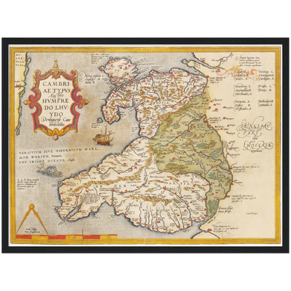 Historical city map  Test product horizontal 3 sizes