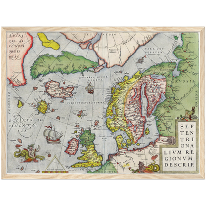 Historical city map  Test product horizontal 3 sizes