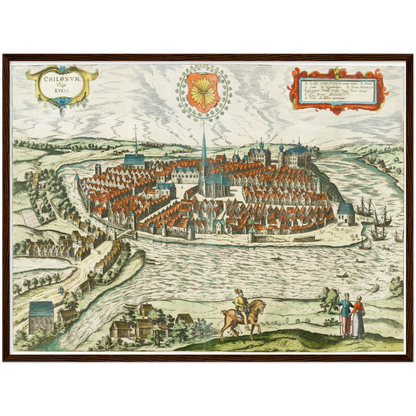 Historical city map  Test product horizontal 3 sizes