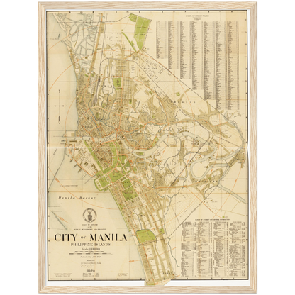 Historical city map  Test product horizontal 3 sizes