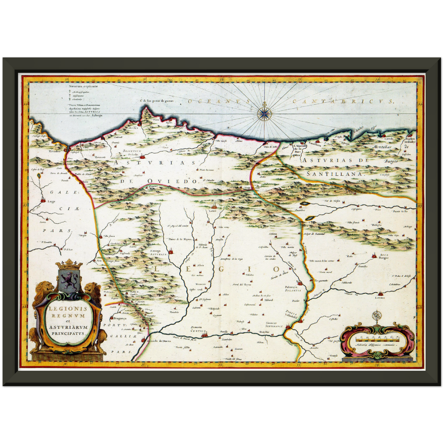 Historical city map  Test product horizontal 3 sizes