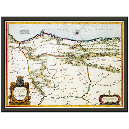 Historical city map  Test product horizontal 3 sizes