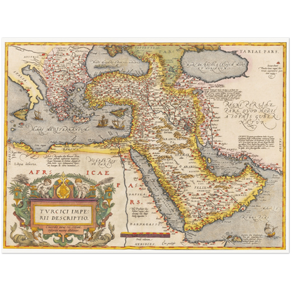 Historical city map  Test product horizontal 3 sizes