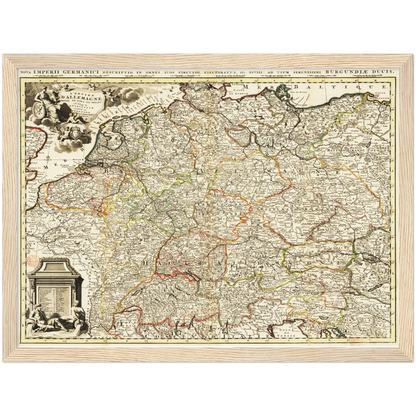 Historical city map  Test product horizontal 3 sizes