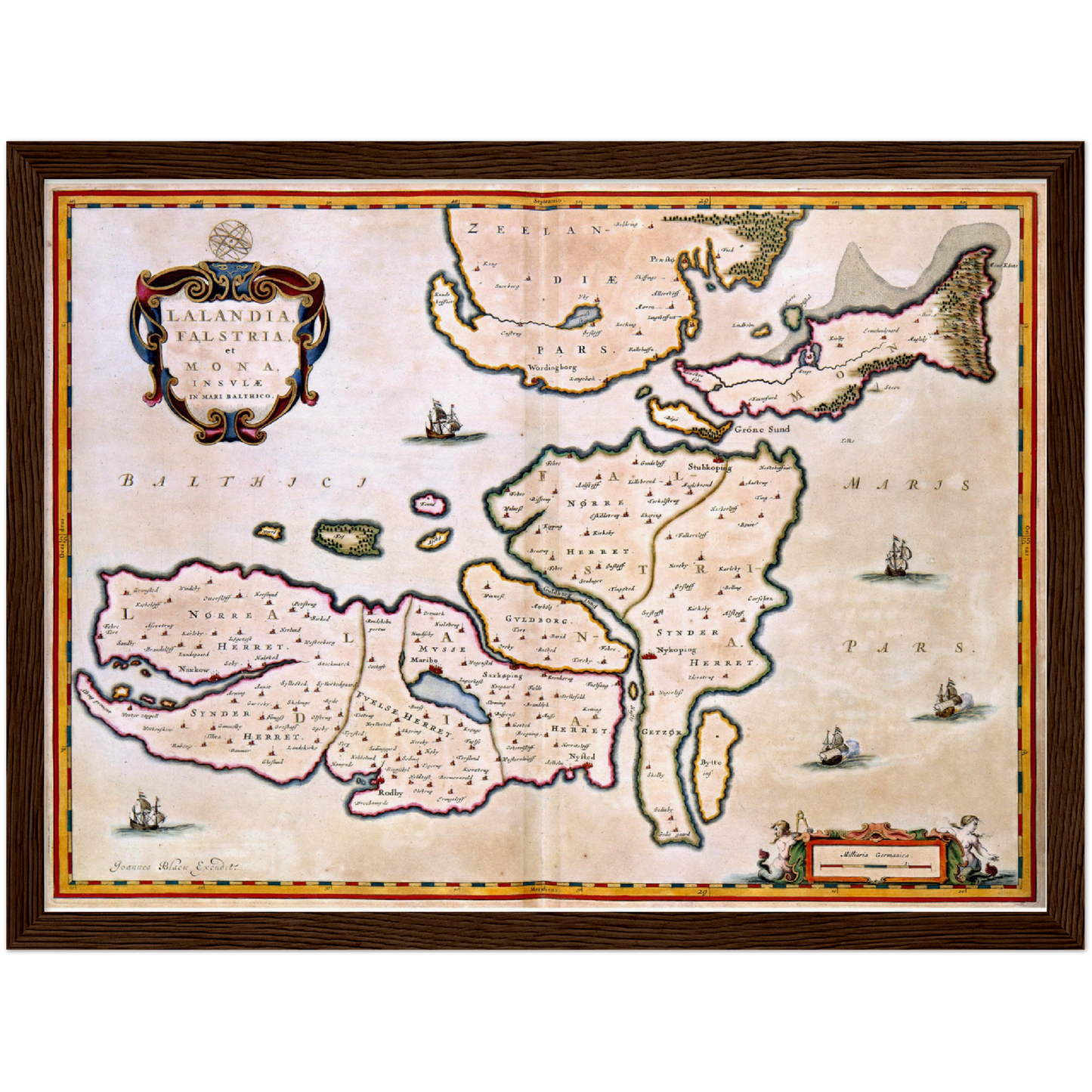 Historical city map  Test product horizontal 3 sizes