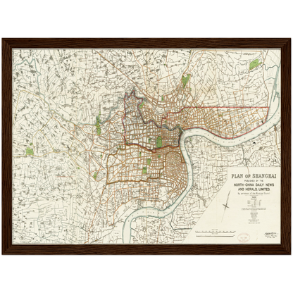 Historical city map  Test product horizontal 3 sizes