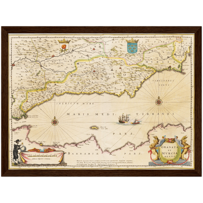 Historical city map  Test product horizontal 3 sizes