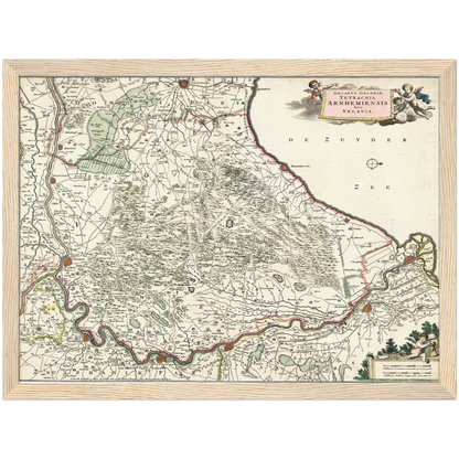 Historical city map  Test product horizontal 3 sizes