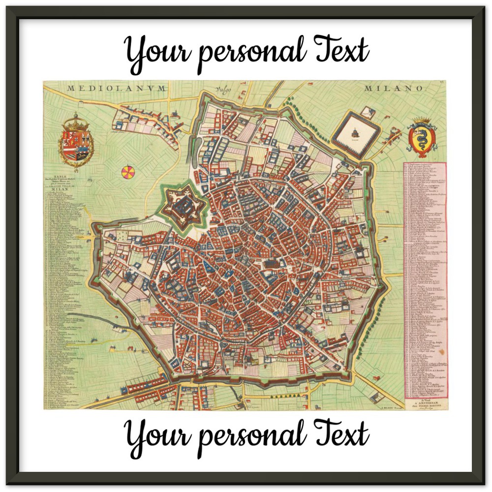 Personalisierte historische europäische Stadtansichten