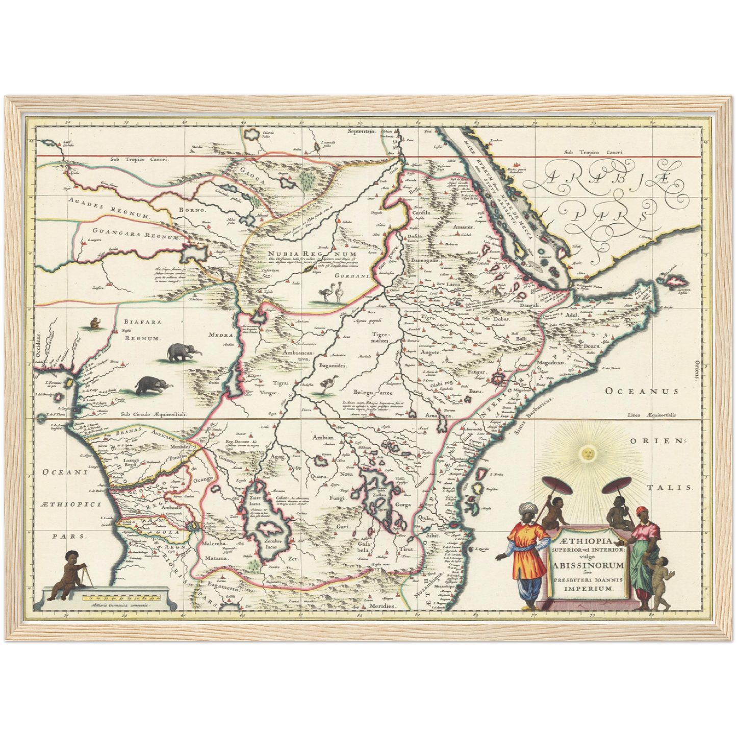 Historical city map  Test product horizontal 3 sizes