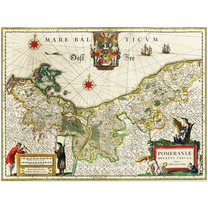 Historical city map  Test product horizontal 3 sizes