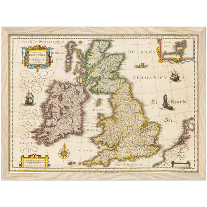 Historical city map  Test product horizontal 3 sizes