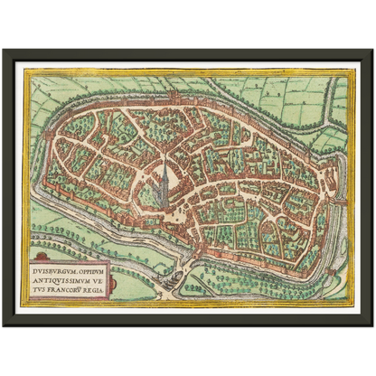 Historical city map  Test product horizontal 3 sizes