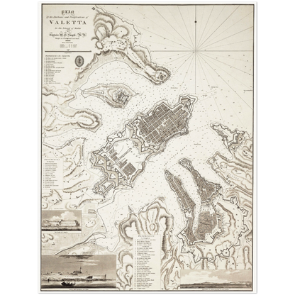 Historical city map  Test product horizontal 3 sizes