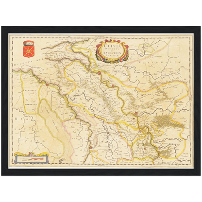 Historical city map  Test product horizontal 3 sizes