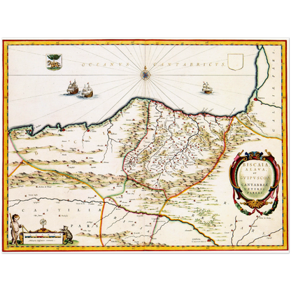 Historical city map  Test product horizontal 3 sizes