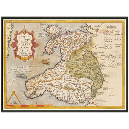 Historical city map  Test product horizontal 3 sizes