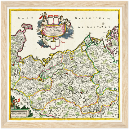 Historical city map  Test product horizontal 3 sizes