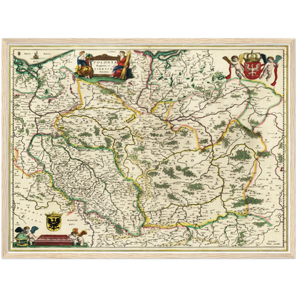 Historical city map  Test product horizontal 3 sizes