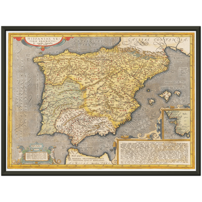 Historical city map  Test product horizontal 3 sizes