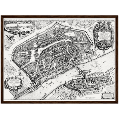 Historical city map  Test product horizontal 3 sizes