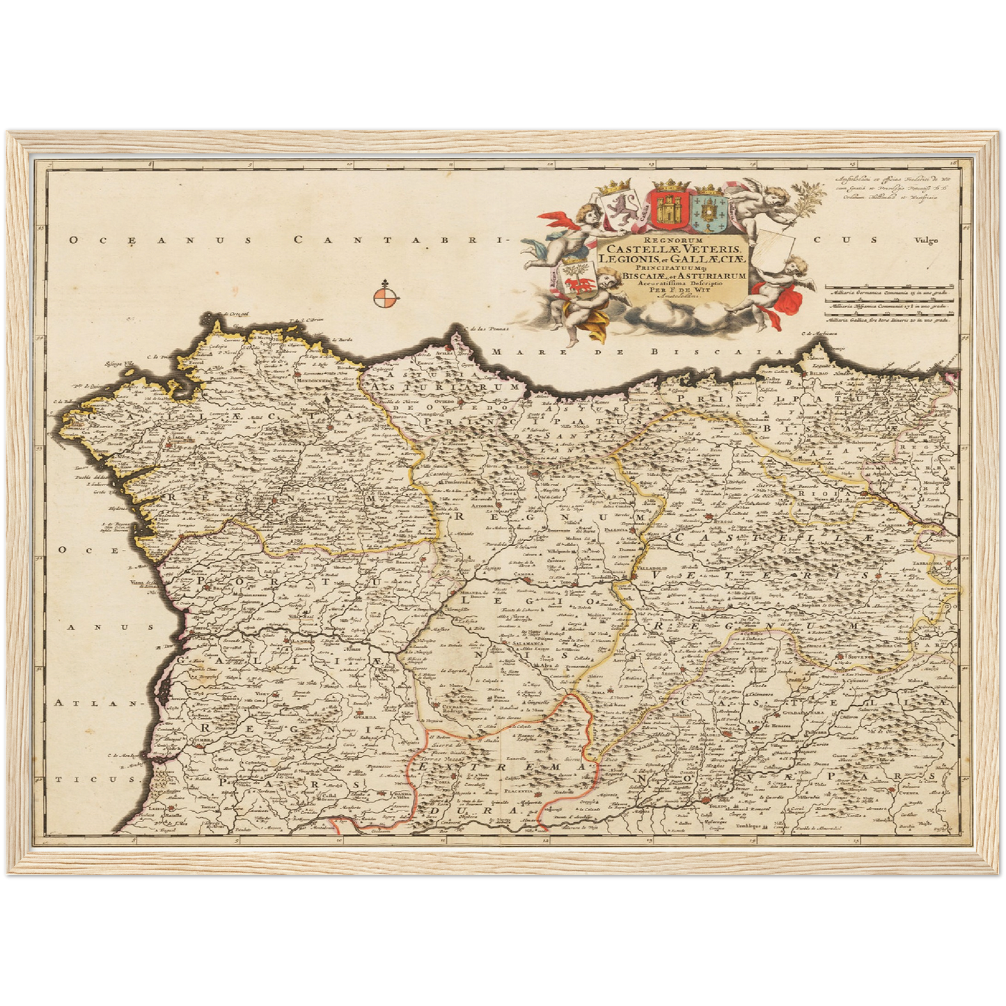 Historical city map  Test product horizontal 3 sizes