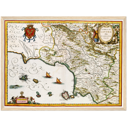 Historical city map  Test product horizontal 3 sizes