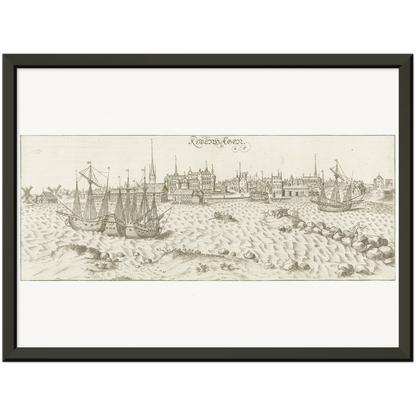 Historical city map  Test product horizontal 3 sizes