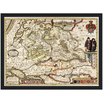 Historical city map  Test product horizontal 3 sizes