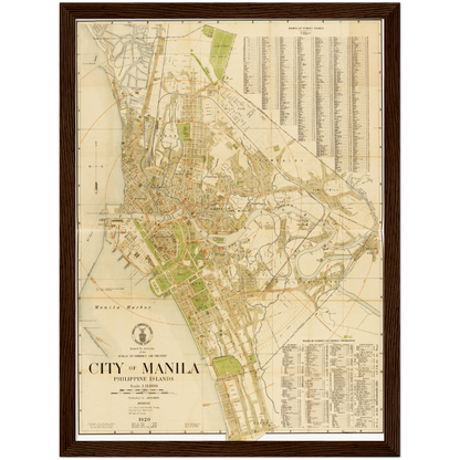 Historical city map  Test product horizontal 3 sizes