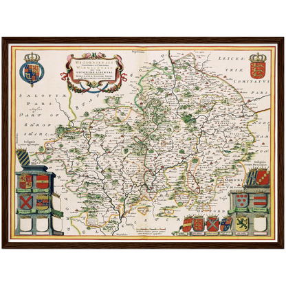 Worcestershire um 1646