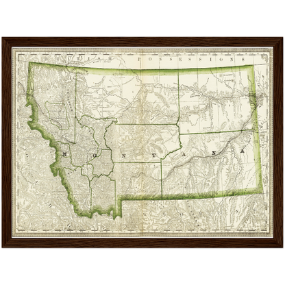 Historical city map  Test product horizontal 3 sizes