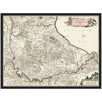 Historical city map  Test product horizontal 3 sizes