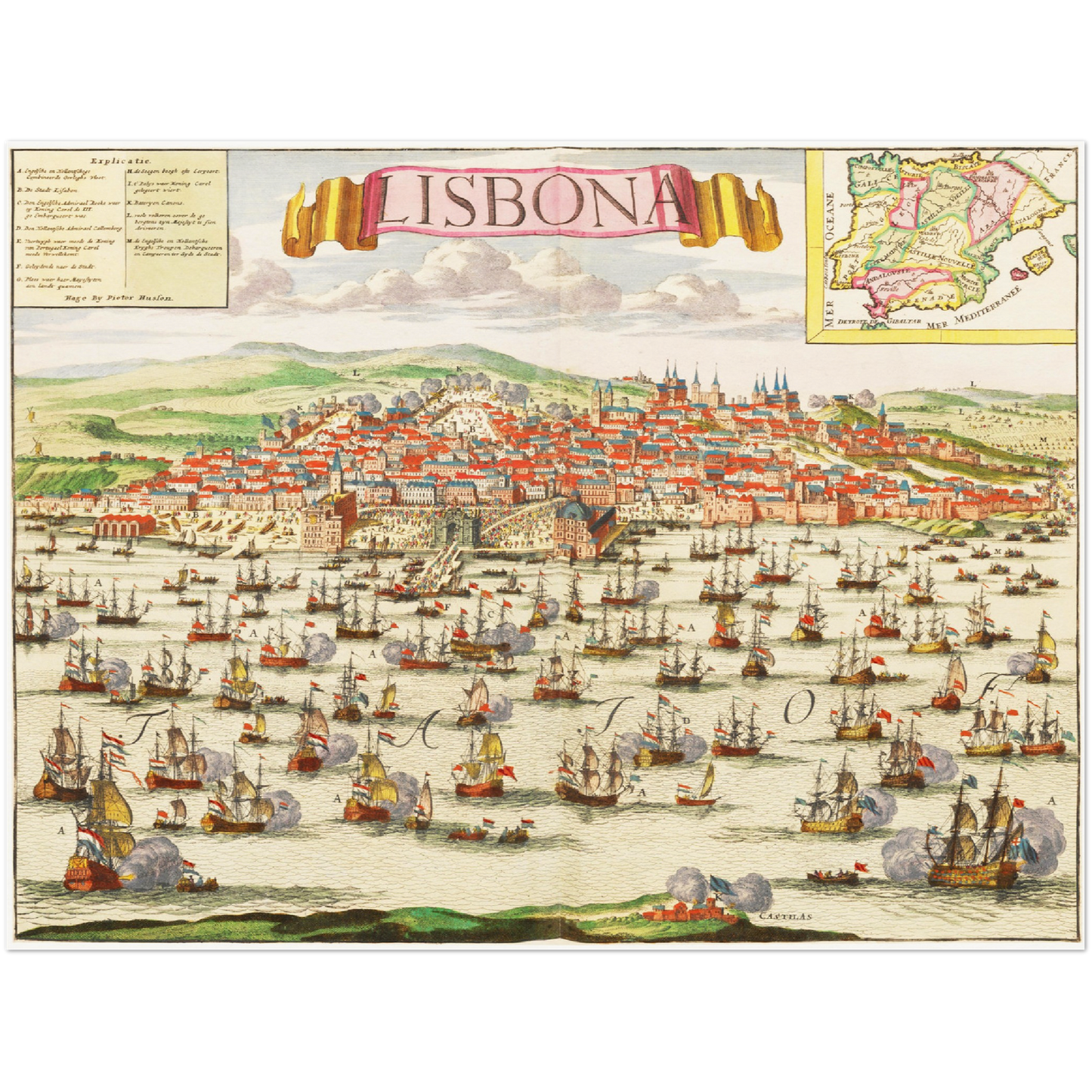 Lissabon um 1700