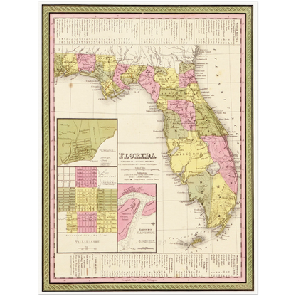 Historical city map  Test product horizontal 3 sizes