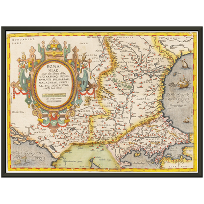 Historical city map  Test product horizontal 3 sizes