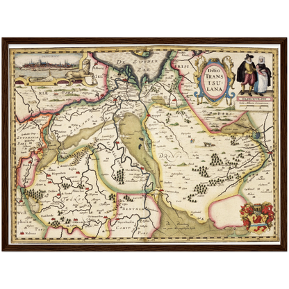 Historical city map  Test product horizontal 3 sizes