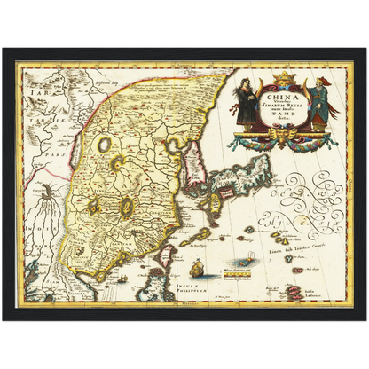 Historical city map  Test product horizontal 3 sizes