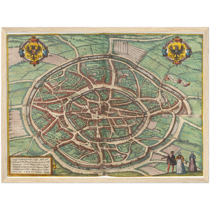 Historical city map  Test product horizontal 3 sizes