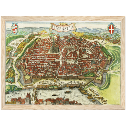 Historical city map  Test product horizontal 3 sizes
