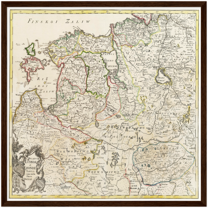 Historical city map  Test product horizontal 3 sizes