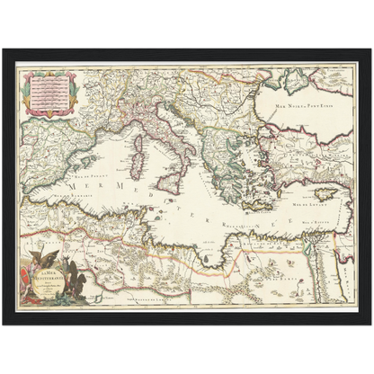 Historical city map  Test product horizontal 3 sizes