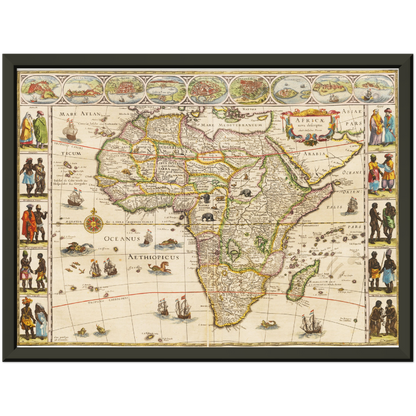 Historical city map  Test product horizontal 3 sizes