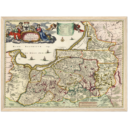 Historical city map  Test product horizontal 3 sizes