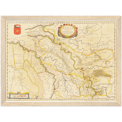 Historical city map  Test product horizontal 3 sizes