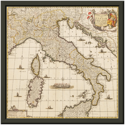 Historical city map  Test product horizontal 3 sizes