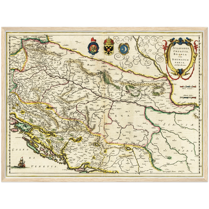 Historical city map  Test product horizontal 3 sizes