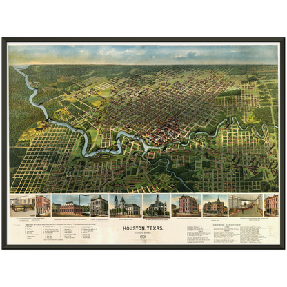 Historical city map  Test product horizontal 3 sizes