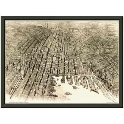 Historical city map  Test product horizontal 3 sizes