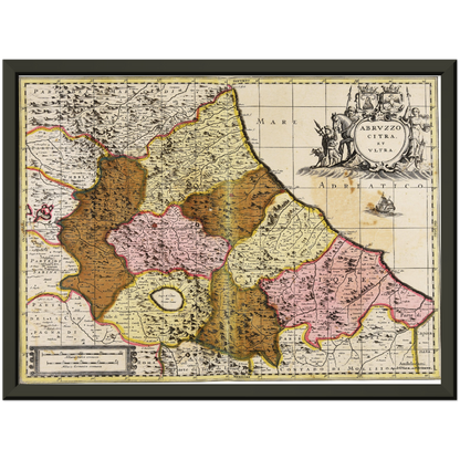 Historical city map  Test product horizontal 3 sizes